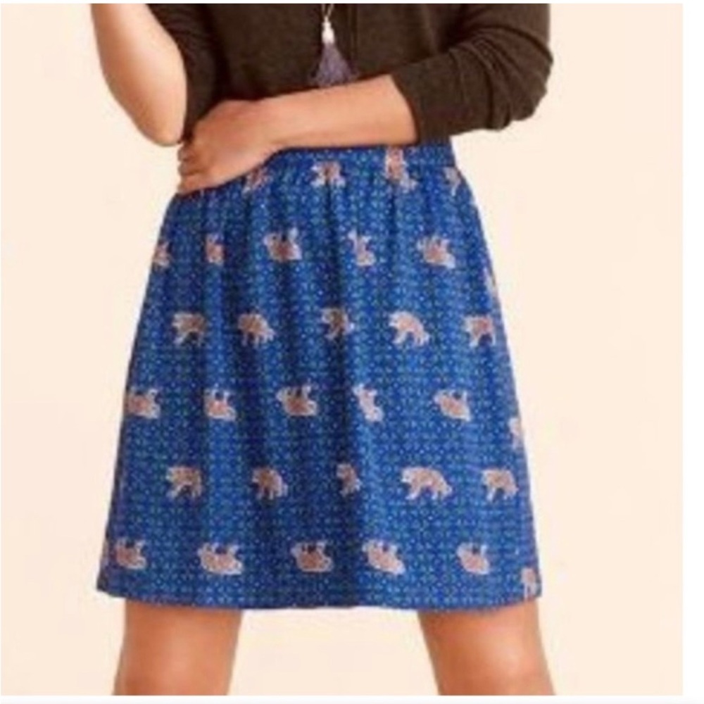 J crew Mercantile flown tiger skirt 6 LSU